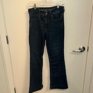 American Eagle Stretch High Rise Flare Jean - Size 6P